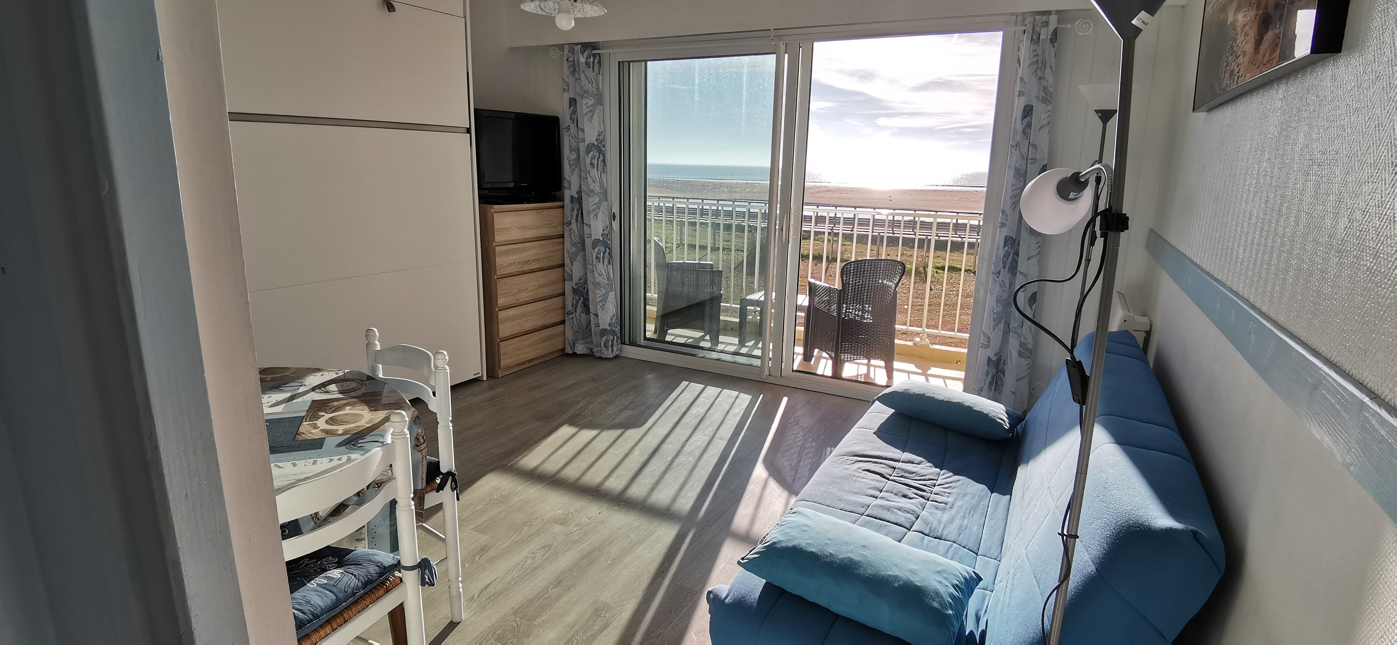 Appartement avec vue sur la lagune et l'Océan